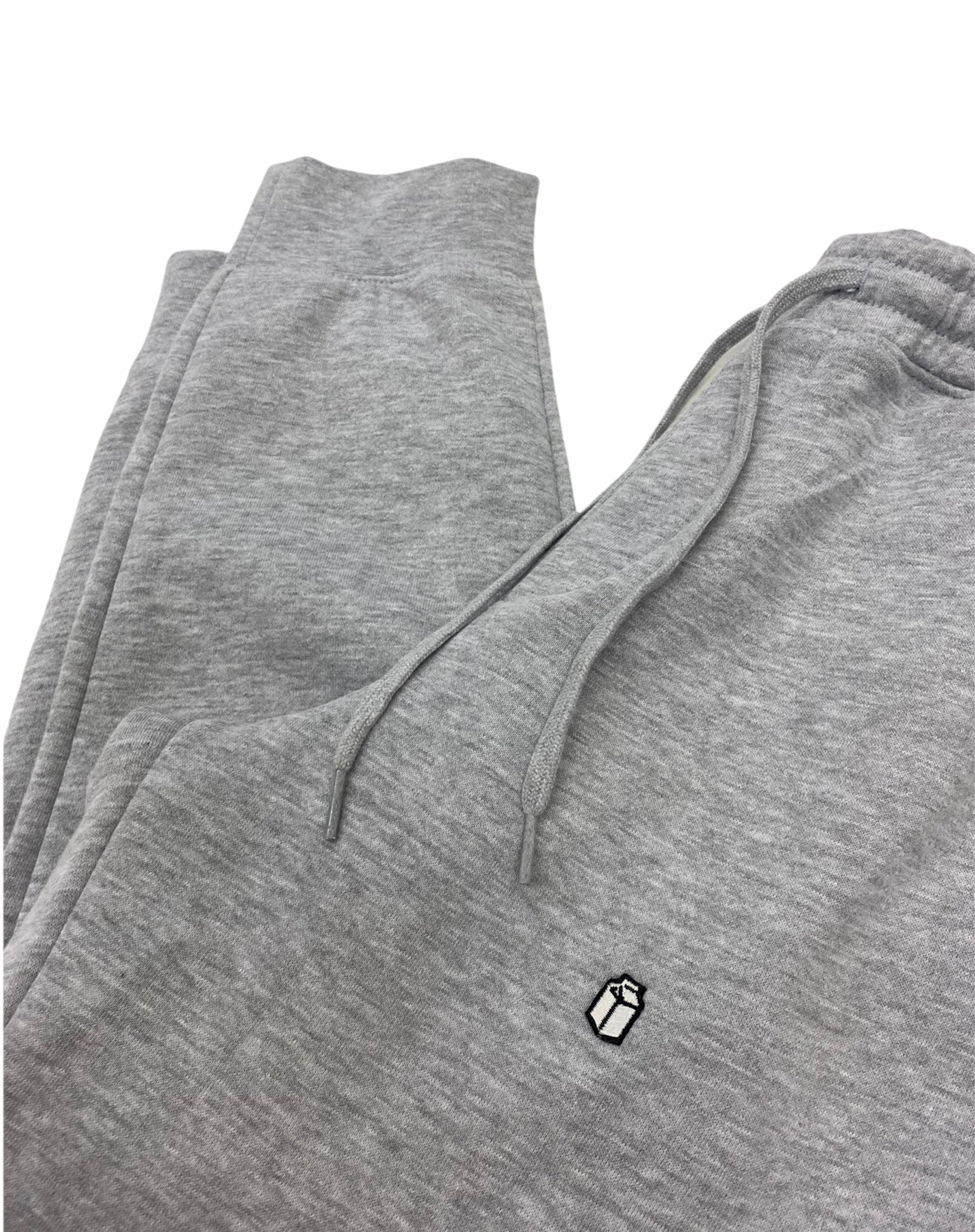Basic Joggers - Grey-Sweatpants-SoYou Clothing